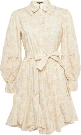 Maje Abito midi a fiori - Rosa