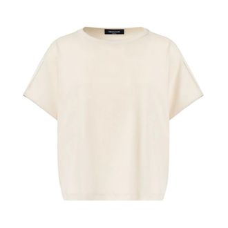 Fabiana Filippi T-Shirts, female, Beige, Size: 3XS Fabiana Filippi T-shirts and Polos Ivory