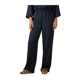 Bruuns Bazaar Dames, Broeken, Blauw, Maat: L Poliester