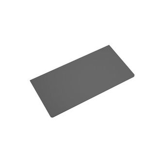 Saniclass Tops Topblad - 100x1.2x46cm - afgeronde hoeken - mat antraciet