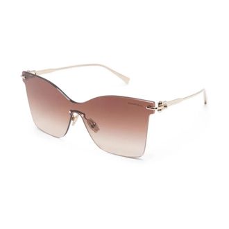 Tiffany & Co. Butterfly Zonnebril - Dames - Zonnebrillen - Geel - 43 MM - Accessoires