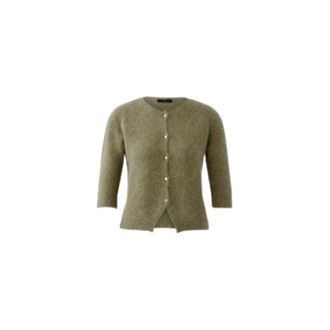 Oui Cardigans, female, Green, S, Strickjacke