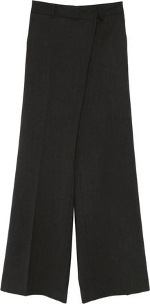 Alberto Biani concealed-fastening trousers - Grey