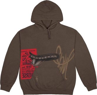 Travis Scott Grin Hoodie Brown CJFN-SS80