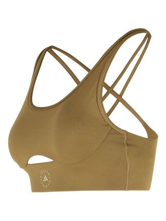 adidas by Stella McCartney Strappy Cutout Tank Top - Brown