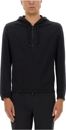 HUGO BOSS Hombre, Sudaderas, Negro, Talla: M