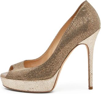 Jimmy Choo London 130mm Dalia pumps - Gold