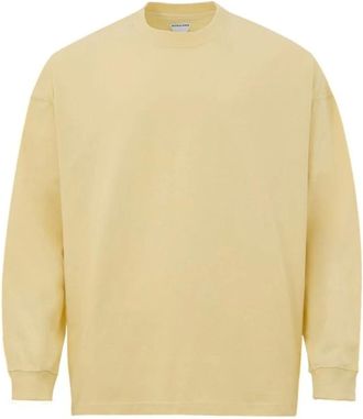 Bottega Veneta Hoodies & sweatvesten, Heren, Geel, M, Katoen, Japanese Jersey Sweatshirt