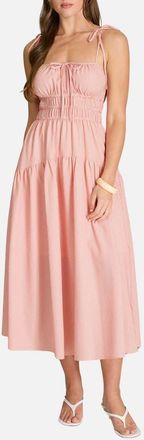 Blu Pepper Stripe Tiered Midi Sundress at Nordstrom Rack, Size Medium