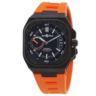 Bell & Ross Bell & Ross BR-X5 Carbon Orange Automatic Mens Watch BRX5R-BO-TC/SRB