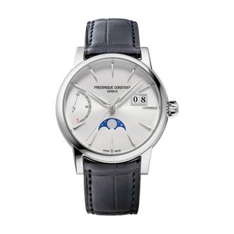 Frederique Constant Manufacture Classic Power Reserve BIG Date - Dames - Horloges - Grijs - ONE Size - Accessoires