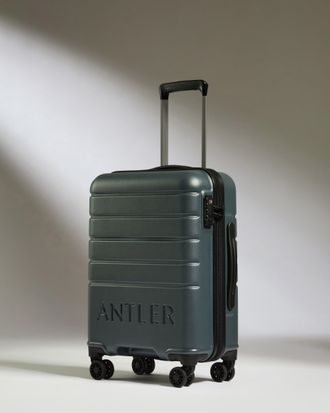 Antler Cabin Suitcase In Granite Grey - Logo