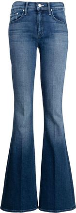 Mother light-wash bootcut jeans - women - Polyester/Recycled Cotton/Cotton/Elastane - 30 - Blue