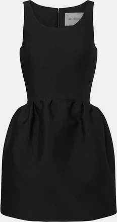 Balenciaga Wool and silk-blend minidress