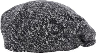 Dolce & Gabbana Mens Grey Wool Blend Hat With Short Brim Polyamide