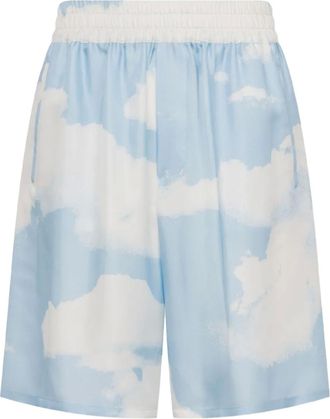Moschino Shorts con stampa - Blu