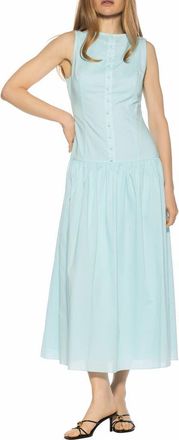 Alexia Admor Solenne Mixed Media Dress in Halogen Blue at Nordstrom Rack, Size 10