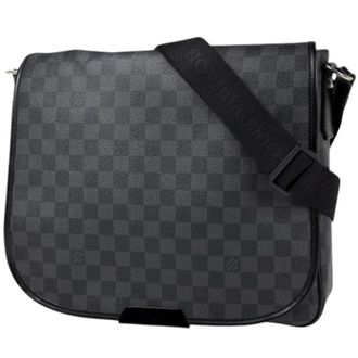 Louis Vuitton Tweedehands Canvas Louis Vuitton tassen - Heren - Pre-owned - Grijs - Maat: ONE Size