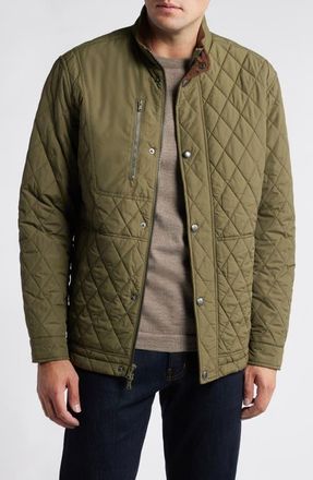 Johnnie-O Juno Quilted Jacket in Mangrove at Nordstrom, Size Xx-Large