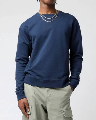 Corridor Acid Wash Sweatshirt In Navy