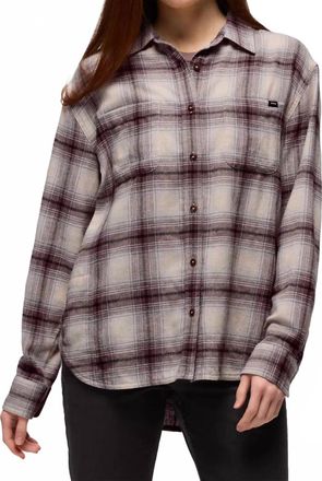 Prana Cabin Core Flannel Shirt In Almond