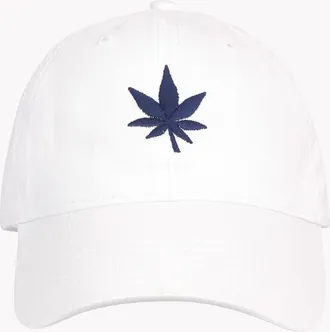 Boast Leaf Dad Hat in White Navy at Nordstrom