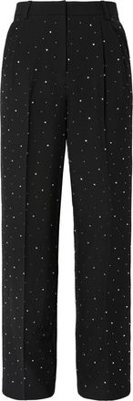 Pieces Womens Pcmichelle Rhinestone Hw Pant, Black, S
