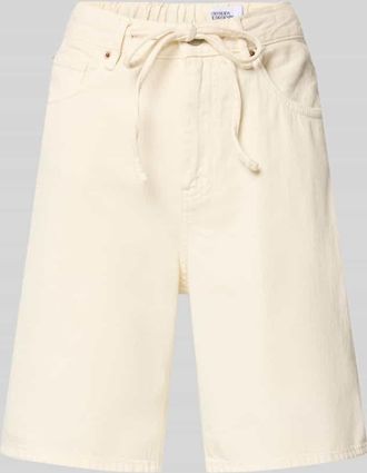 Vero Moda Regular Fit Bermudas aus Baumwoll-Lyocell-Mix Modell VILLA in Ecru, Gr&ouml;&szlig;e XL