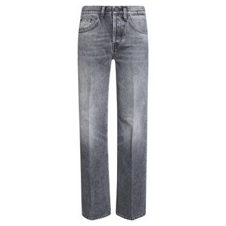 Dondup Jeans, Dames, Zwart, W30, Straight Jeans