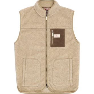 Amundsen & Scott Heroes Wool Fleece Vest Mens in Natural at Nordstrom, Size Xx-Large Eu