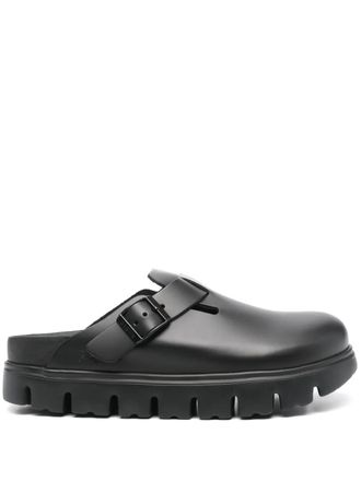 Birkenstock Boston slippers - unisex - Calf Leather/Polyethylene vinyl acetate (PEVA)/Calf Leather - 41 Narrow - Black