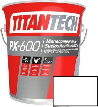 Titan Pintura Se&ntilde;alizacio Vial Blanca 4l Px-600 Monocomponente Suelo Acrilica 100%