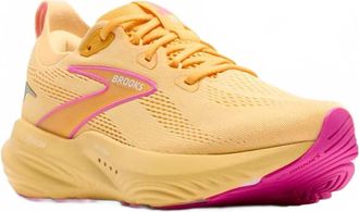 Brooks Womens Glycerin Gts 22 Shoes In Sherbert/apricot/pink