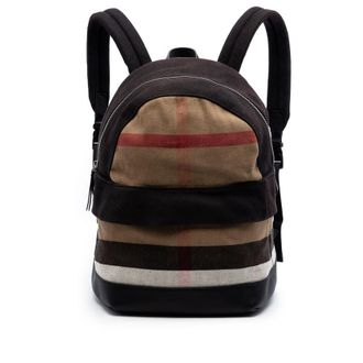 Burberry Pre-owned Burberry Mega Check Canvas Tiller Backpack Unisex ZJLUWW4SWLLD91Q7