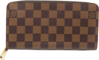 Louis Vuitton Brown Damier Canvas Damier Canvas Long Wallet (Bi-Fold) (Pre-Owned)