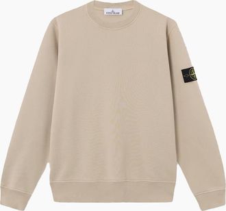 Stone Island Mens S0051 Compass Sweatshirt Sage Beige - Cream - Size: 40