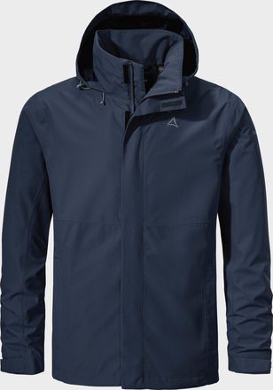 Sch&ouml;ffel Outdoorjacke SCH&Ouml;FFEL Jacket Gmund M, Herren, Gr. 46, blau (8820, blau), Oberstoff: Aussenseite: 100% Polyester; (Membran: Polyurethan); Futter Rumpf 