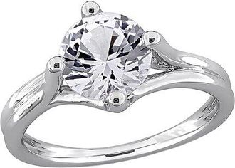 Rina Limor Silver 2.40 Ct. Tw. Lab-Grown Sapphire Ring