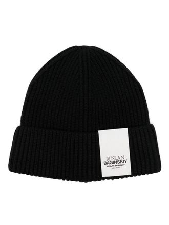Ruslan Baginskiy ribbed-knit beanie - Black