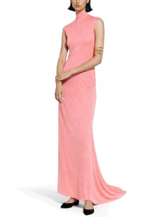Tom Ford Womens Long Evening Dress - Light Pink viscose - Size EU 38 (Womens)