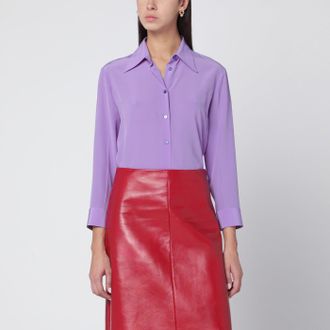 Gucci Purple silk shirt
