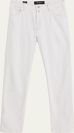Kiton Mens Kurabo Slim Stretch Five-Pocket Pants