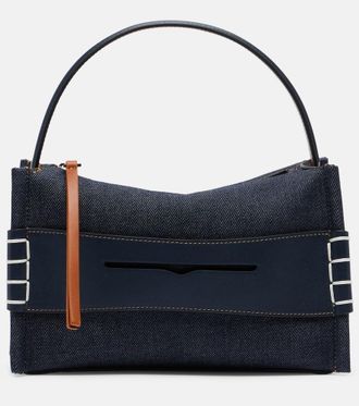 J.W.Anderson Borsa a spalla Loafer Small in denim