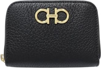 Ferragamo Pre-owned Wallets, female, Black, Size: ONE SIZE Pre-owned Coin Purse