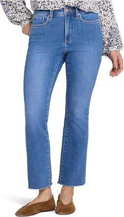 NYDJ Petite Bootcut Ankle Jeans Womens Clothing Blue Paradise : 14P 25, Cotton/Denim/Elastane