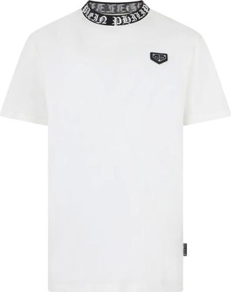Philipp Plein Hombre, Camisetas, Blanco, Talla: S