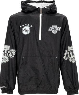 Mitchell & Ness Los Angeles Kings Windbreaker Anorak Jas - Heren - Fitness - Zwart - L - Polyester - Fitness