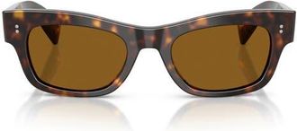 Oliver Peoples 51mm Sonia Pillow Sunglasses in 362 /True Brown at Nordstrom