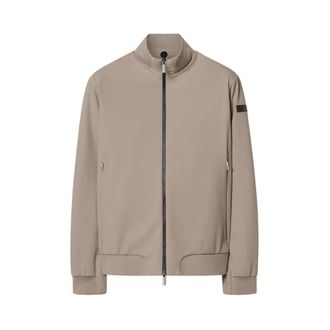 Roberto Ricci Design Bomberjack - Heren - Jassen - Beige - Maat: M Zijde