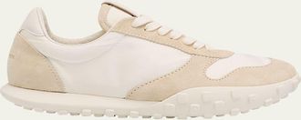 Jil Sander Vapour Two-Tone Low-Top Sneakers
